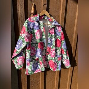 Handcrafted Floral Women's Jacket